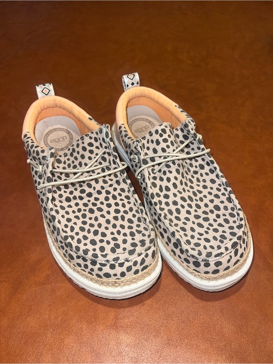 Hey Dude Shoes - Hey Dude Cheetah Print Slip-On Shoes